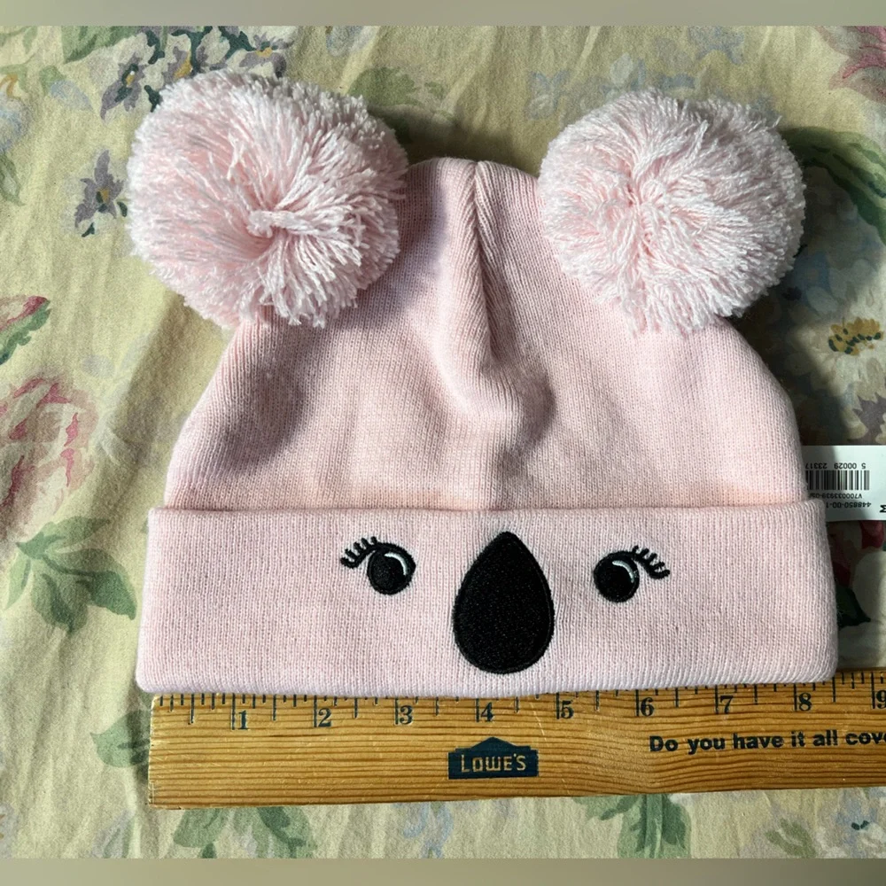 Old Navy Pink Koala Kids Hat